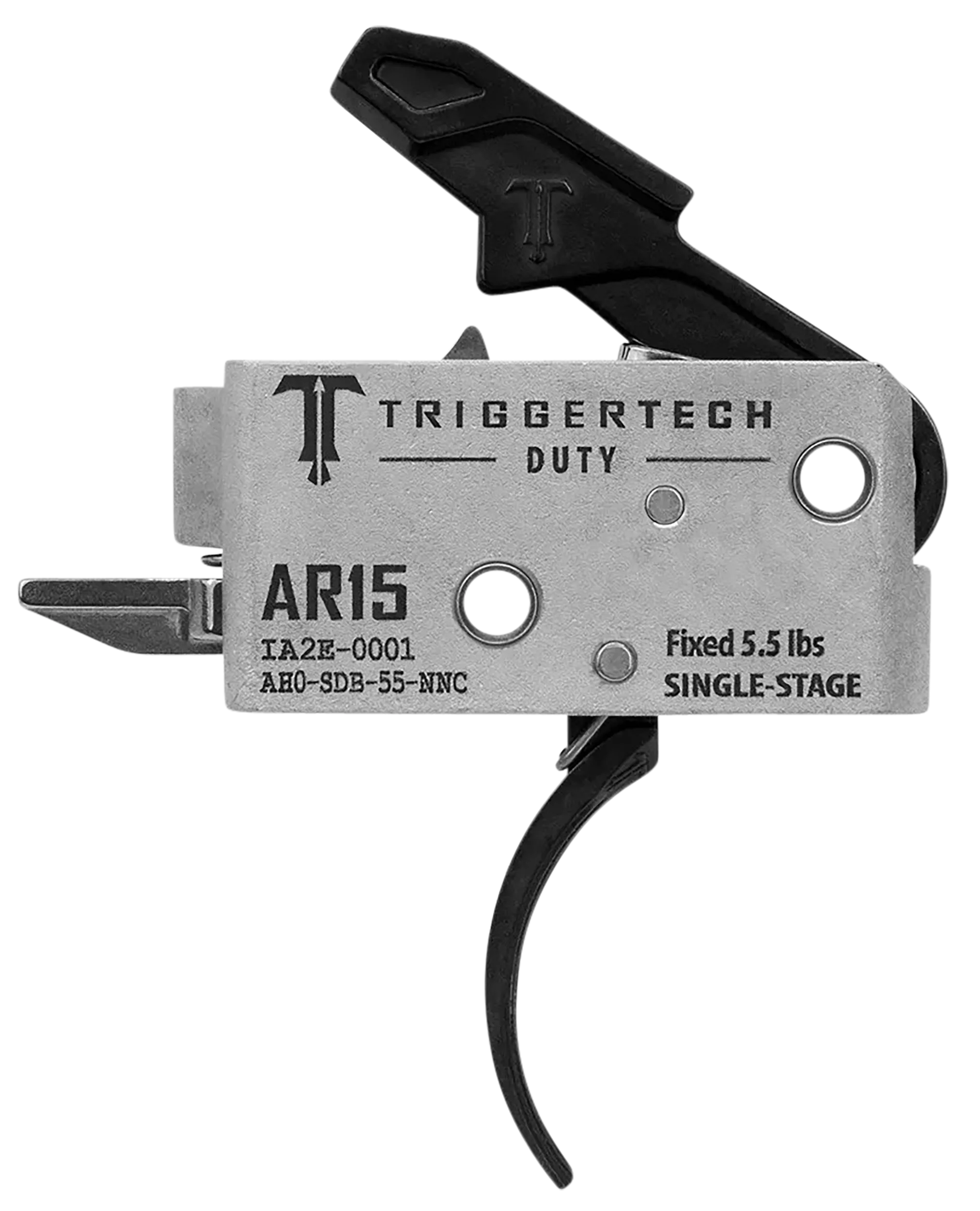 TriggerTech Duty Mil-Spec Single-Stage Curved for AR-15