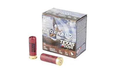 Federal Texas Dove 12 GA-2.75 #7.5 Shot 1-1/4 oz 25-Rounds