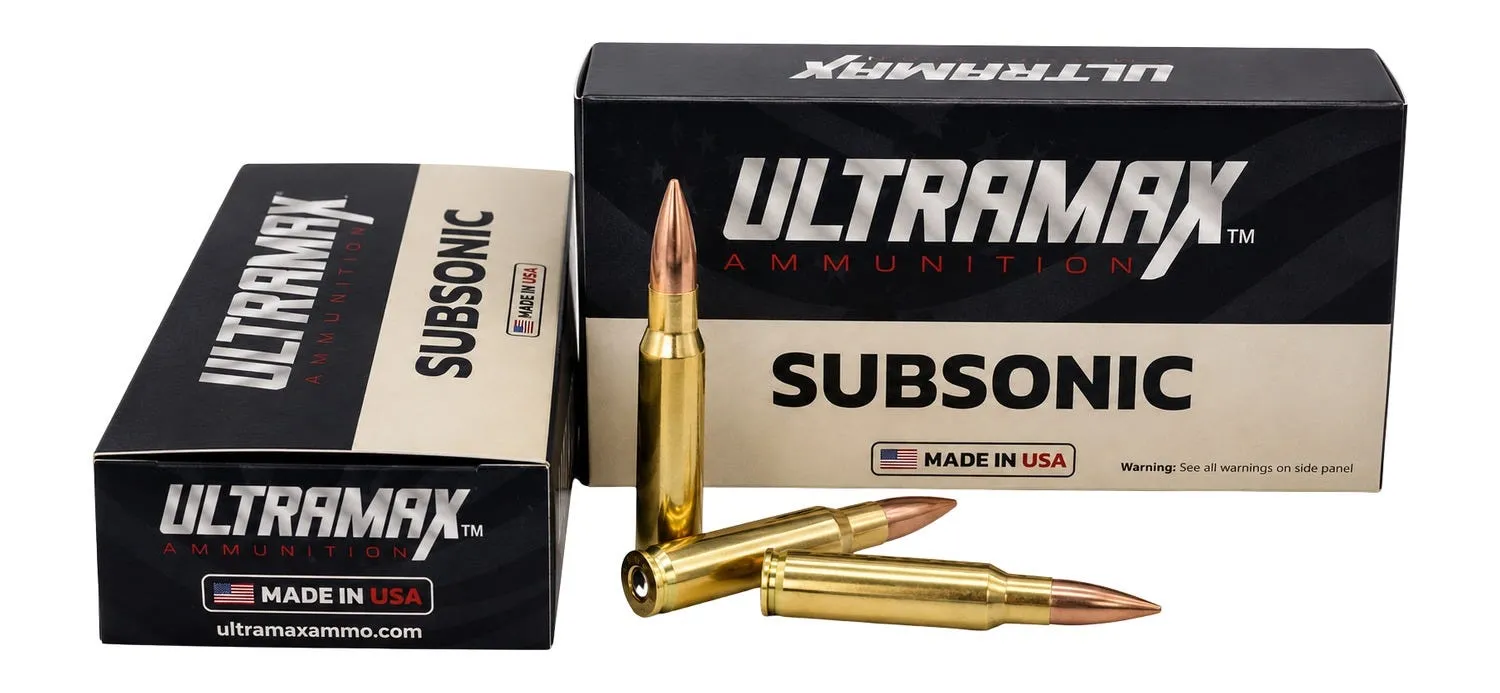 Ultramax Subsonic .308 Win 175 Grain 20-Rounds HPBT