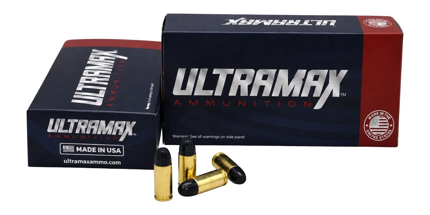 Ultramax Max +P 9mm 180 Grain 50-Rounds Hi-Tek Jacketed Hard Cast
