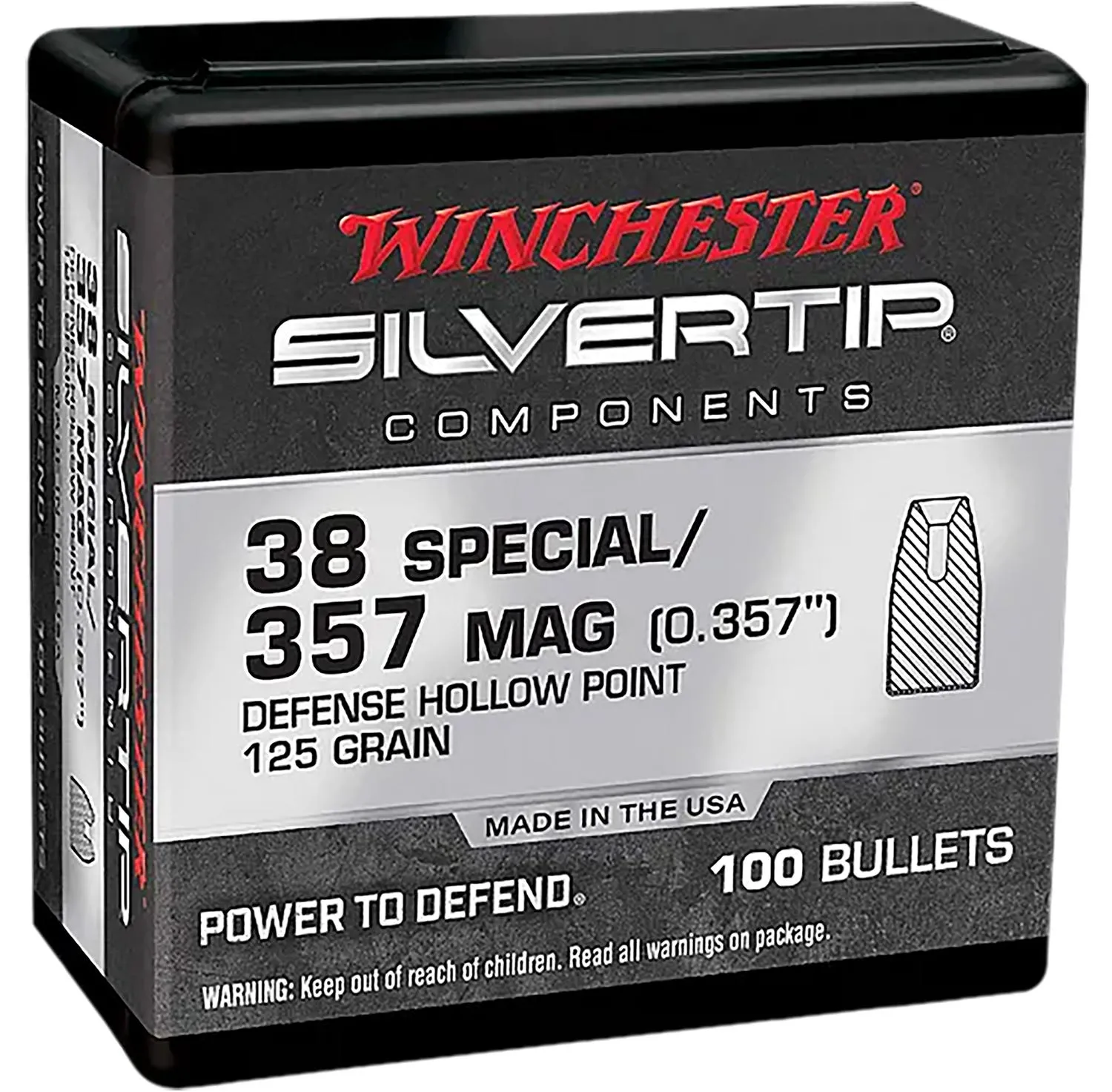 Winchester Super Target .38 SPL 125 Grain 100-Rounds HP