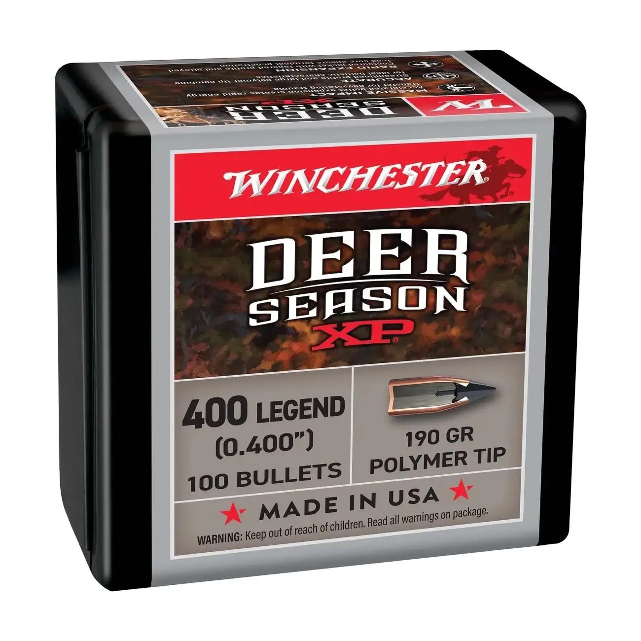 Winchester Deer Season XP .400 Legend / .400 190 Grain 100-Count PT