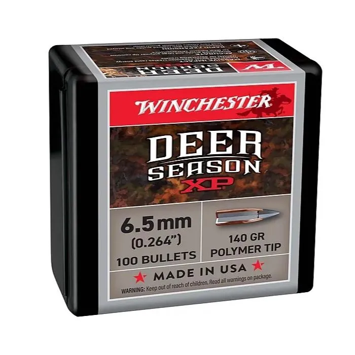 Winchester Deer Season XP Bullets 6.5mm / .264 140 Grain 100-Count DSX