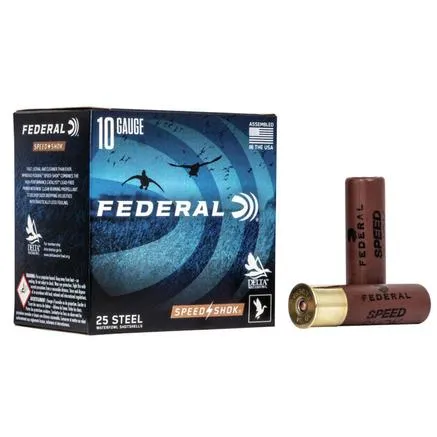 Federal Speed-Shok 10 GA-3.50 1-1/2oz #2 Shot 25-Rounds