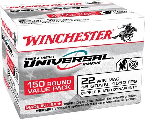 Winchester DynaPoint .22 Mag 45 Grain 150-Rounds LHP