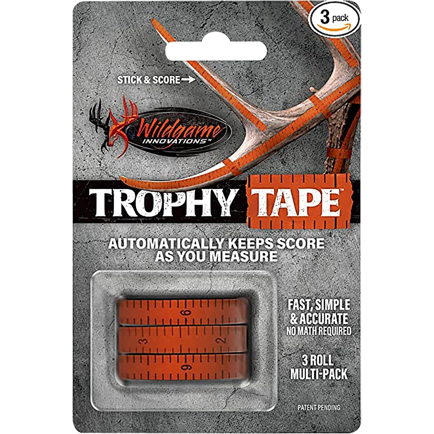 Wildgame Innovations Trophy Tape Orange 200 3-Pack