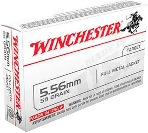 Winchester USA M193 Lake City Brass 5.56 NATO 55-Grain 20-Rounds FMJ