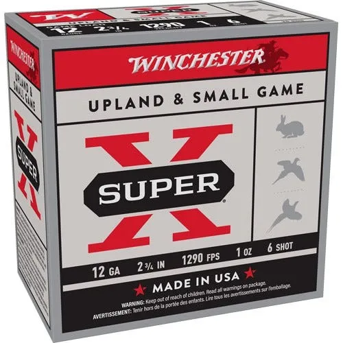 Winchester Super-X 12 GA-2.75 #6 Shot 1 oz 250-Rounds