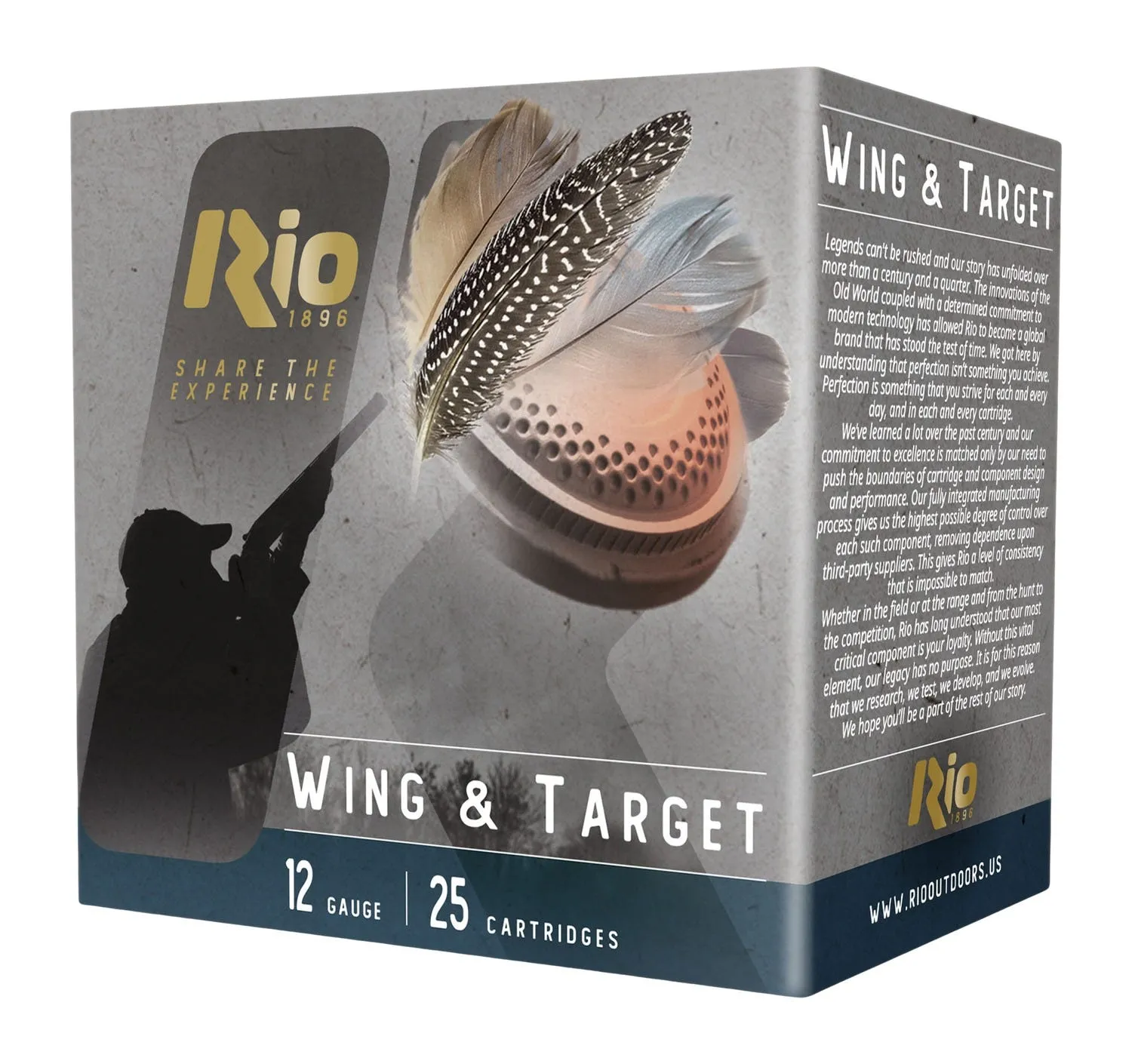 Rio Ammunition Wing and Target 12 GA-2.75 #7.5 Shot 1-1/8 oz 25-Rounds
