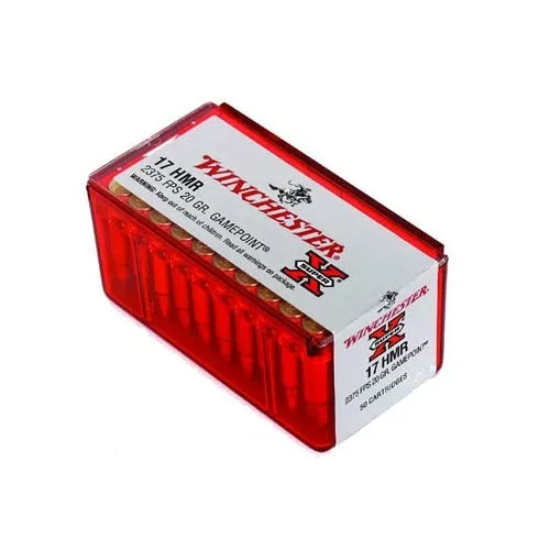 Winchester Super X .17 HMR 20 Grain 50-Rounds JHP