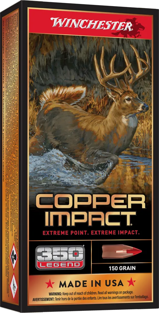 Winchester Copper Impact Brass .350 Legend 150 Grain 20-Rounds CEP