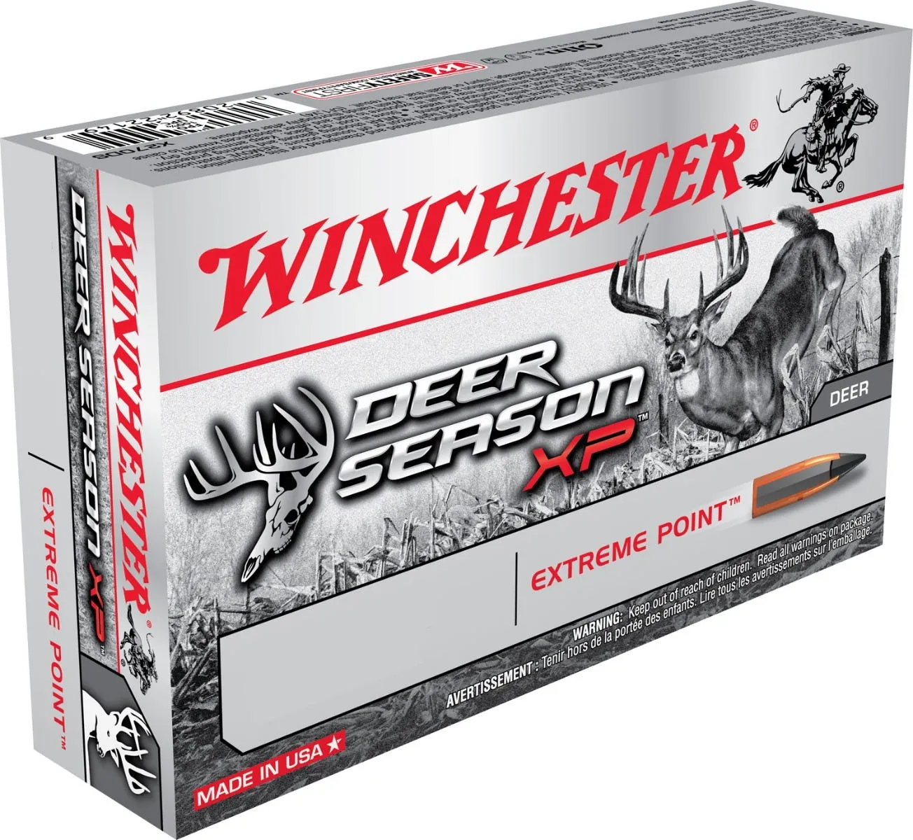 Winchester Deer Season XP Brass 6.5 Creedmoor 125 Grain 20-Rounds EP