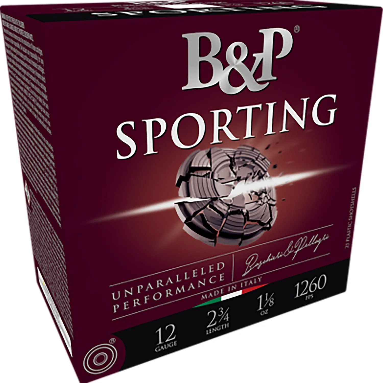 B&P Sporting Clay 12 GA-2.75 #7.5 Shot 1 oz 25-Rounds