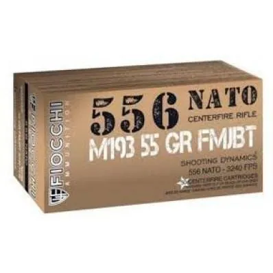 Fiocchi Shooting Dynamics 5.56 55 Grain 1000-Rounds FMJ