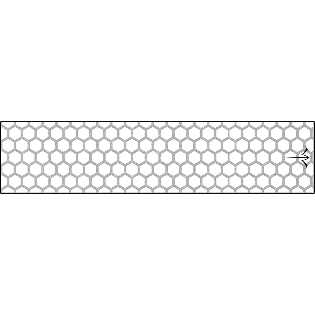 White Water Archery Reflective Arrow Wraps Honeycomb White 5 in. x 1.125 in. 15 pk.